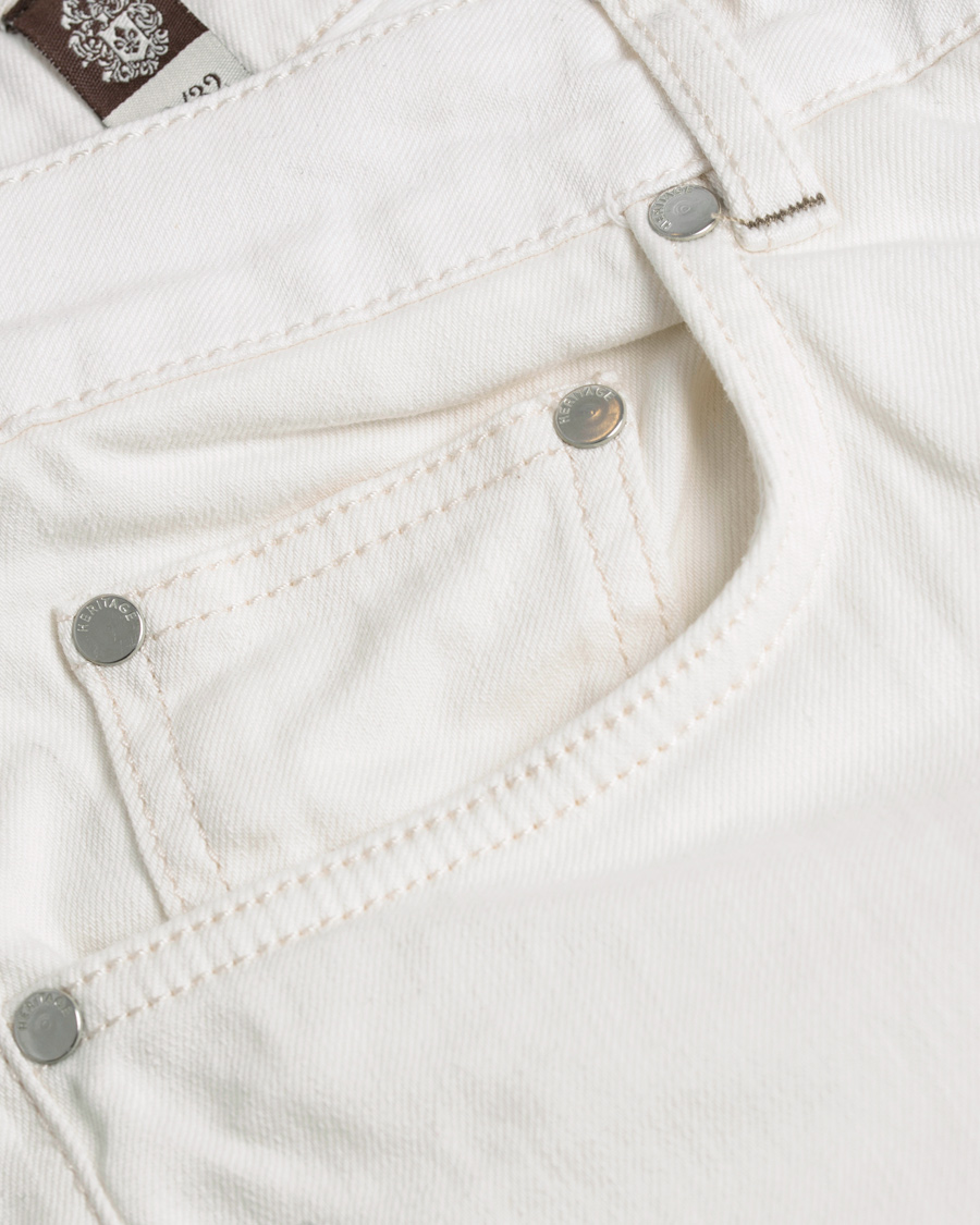 Herre | Jeans | Morris Heritage | Raw Jeans Off White