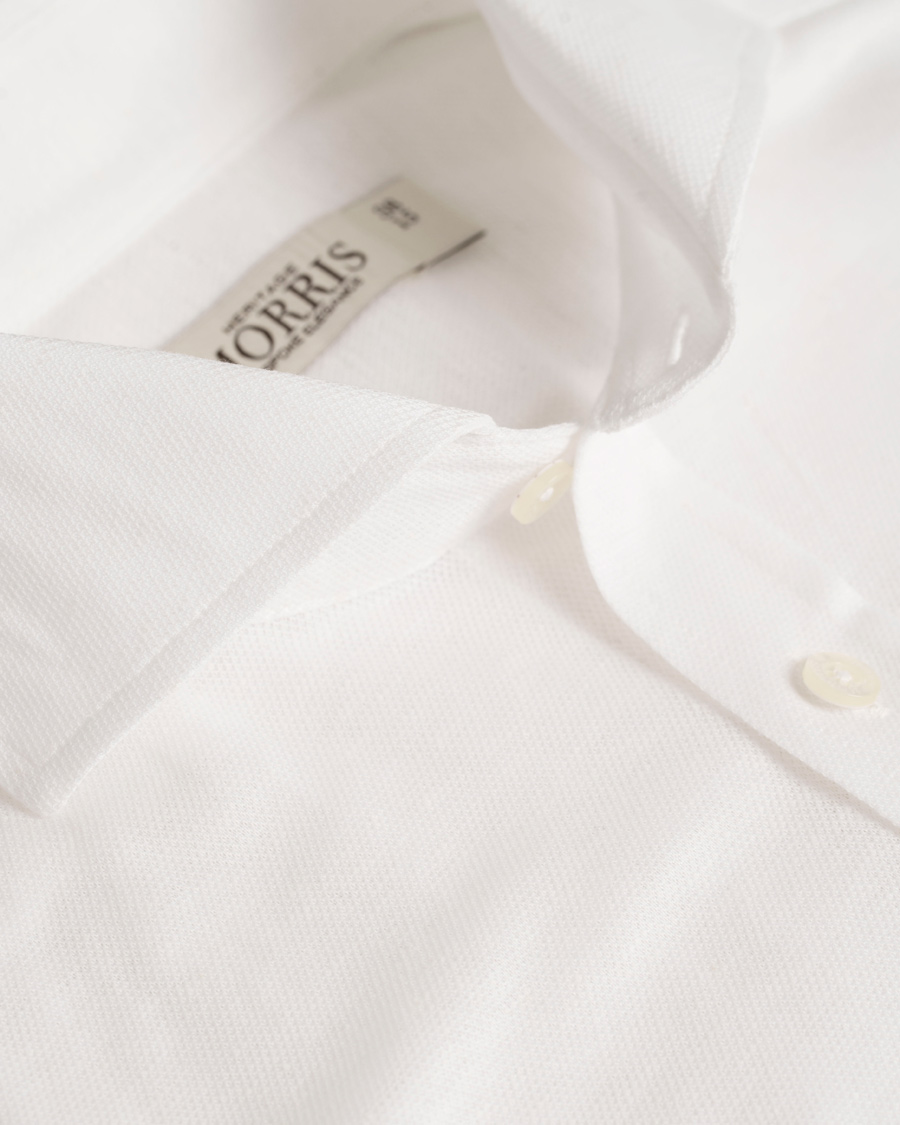Herre | Skjorter | Morris Heritage | Bond Jersey Shirt White