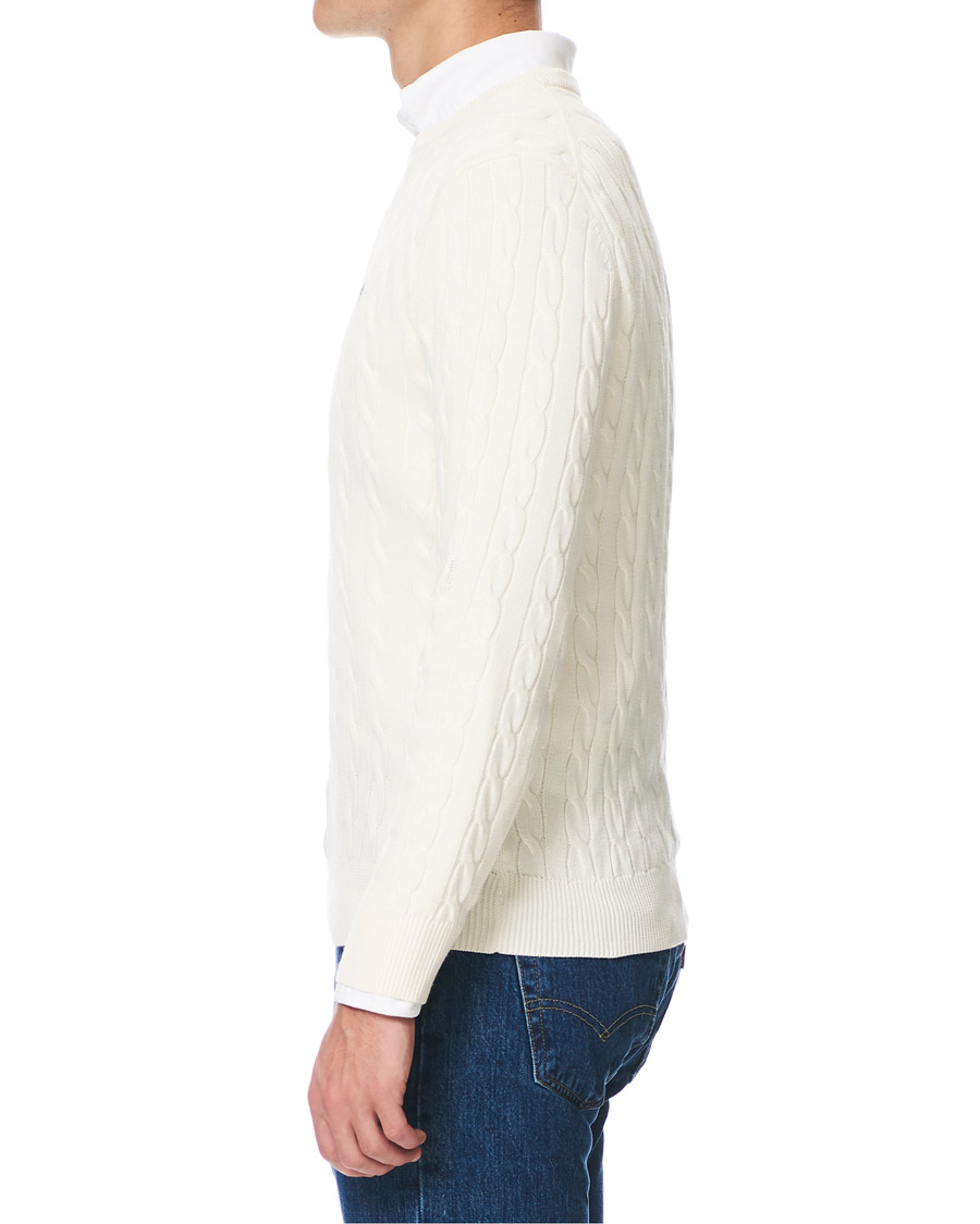 Herre | Gensere | Morris | Pima Cotton Cable Off White