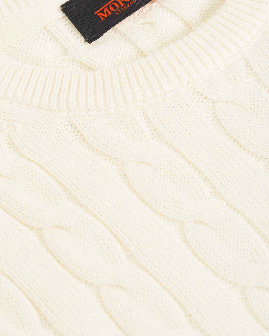 Herre | Gensere | Morris | Pima Cotton Cable Off White