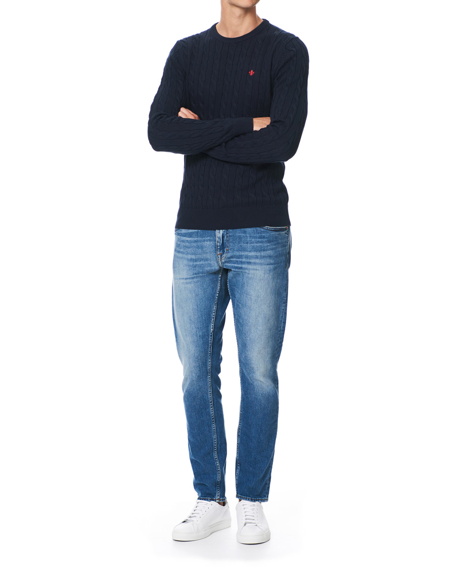 Herre | Gensere | Morris | Pima Cotton Cable Navy