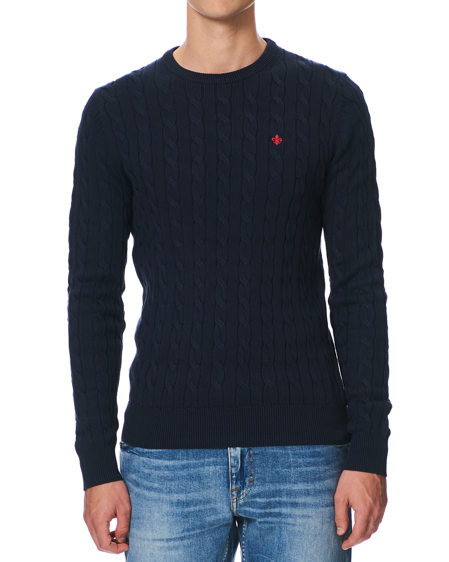 Herre | Gensere | Morris | Pima Cotton Cable Navy