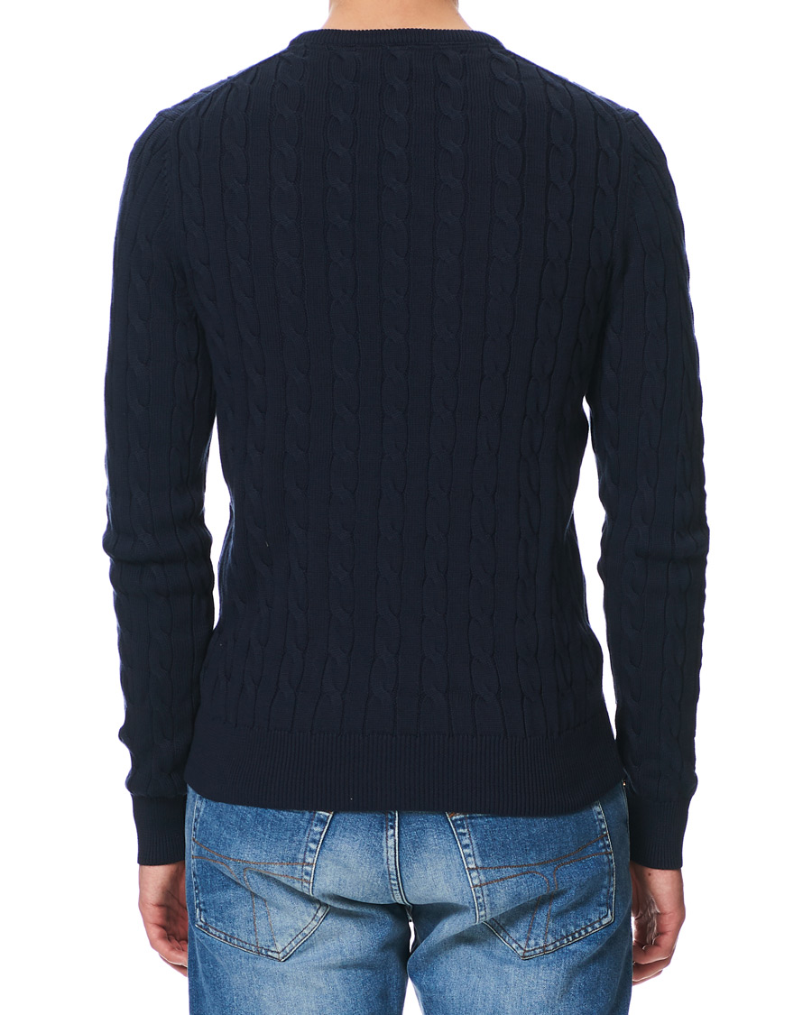 Herre | Gensere | Morris | Pima Cotton Cable Navy