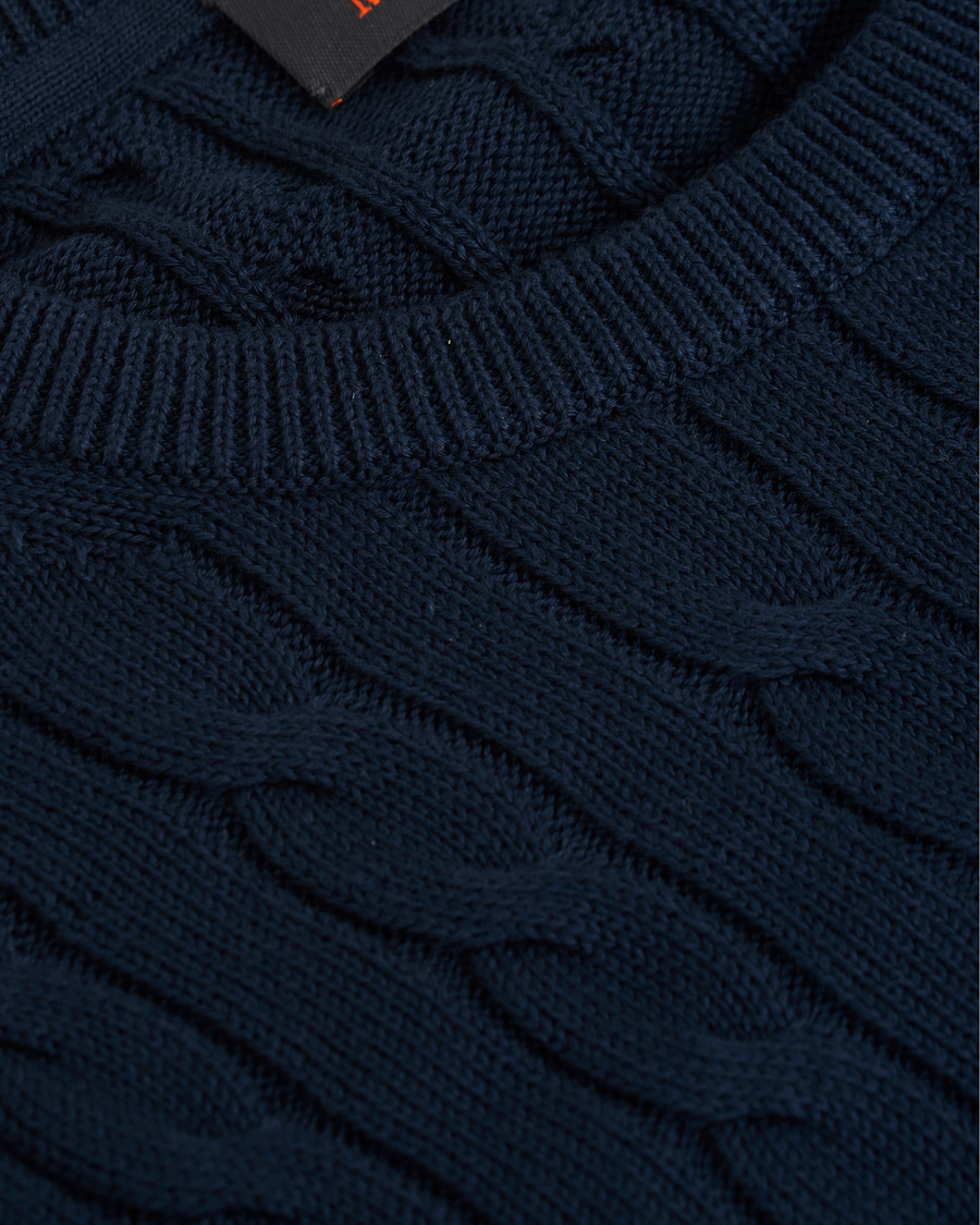 Herre | Gensere | Morris | Pima Cotton Cable Navy