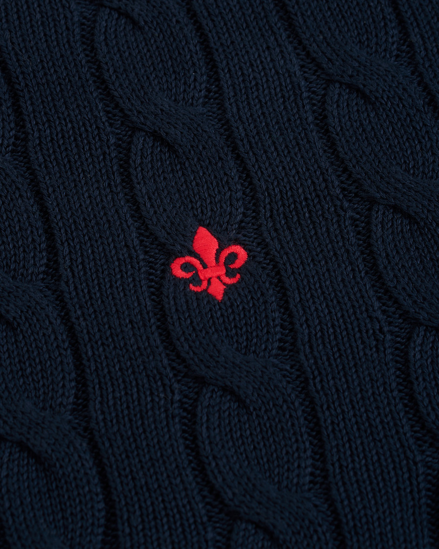 Herre | Gensere | Morris | Pima Cotton Cable Navy