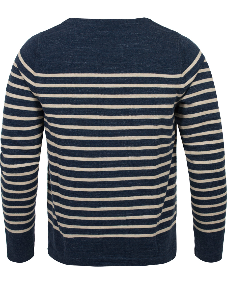 Herre | Gensere | Morris | Nantes Stripe Knit Blue