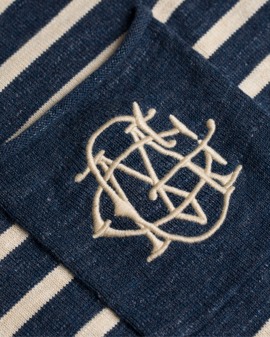 Herre | Gensere | Morris | Nantes Stripe Knit Blue