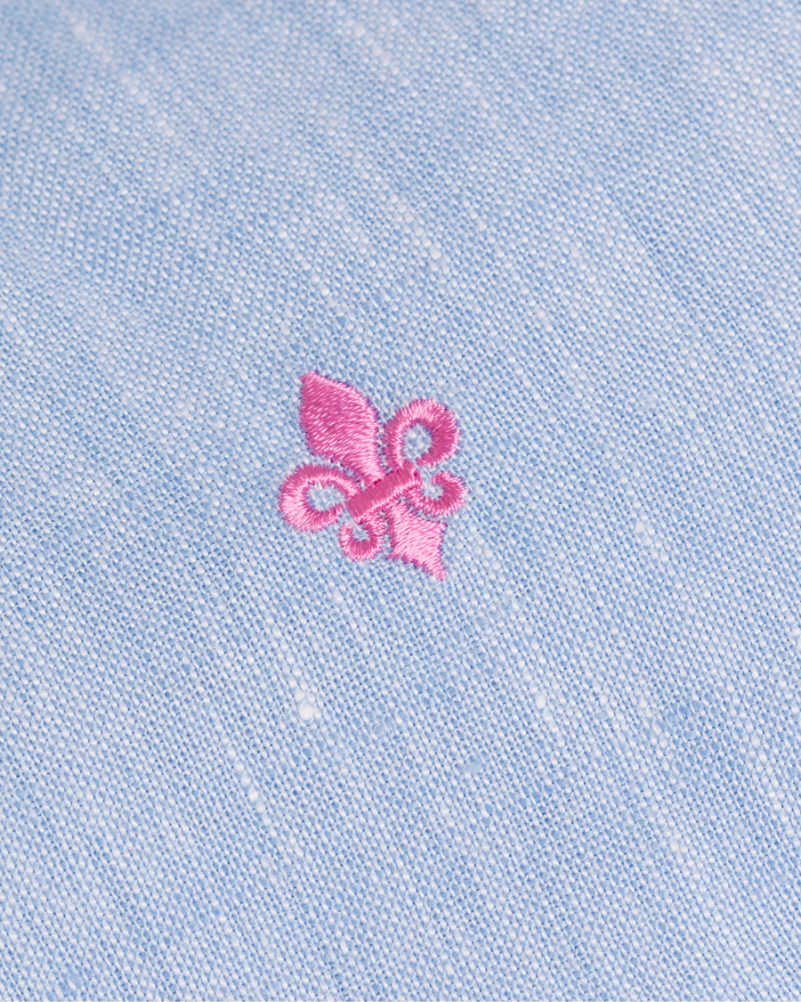 Herre | Skjorter | Morris | Douglas Linen Shirt Light Blue
