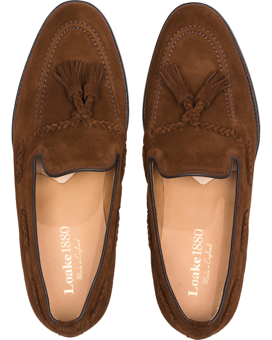 Herre | Loake 1880 MTO Temple Loafer Polo Suede | Loake 1880 | MTO Temple Loafer Polo Suede