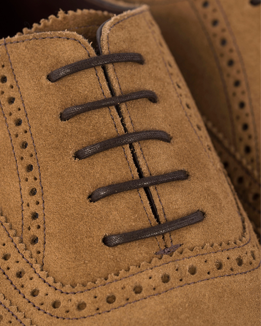 Herre | Loake 1880 MTO Buckingham Brogue Latice Maraca Suede | Loake 1880 | MTO Buckingham Brogue Latice Maraca Suede