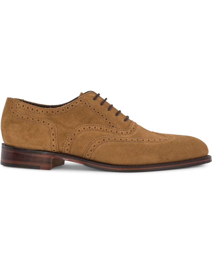 Herre | Loake 1880 MTO Buckingham Brogue Latice Maraca Suede | Loake 1880 | MTO Buckingham Brogue Latice Maraca Suede