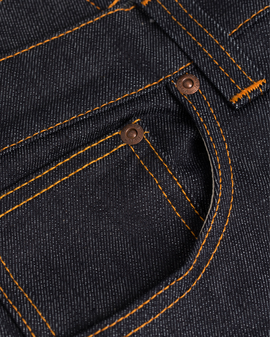 Herre | Jeans | Nudie Jeans | Grim Tim Organic Slim Fit Stretch Jeans Dry Navy