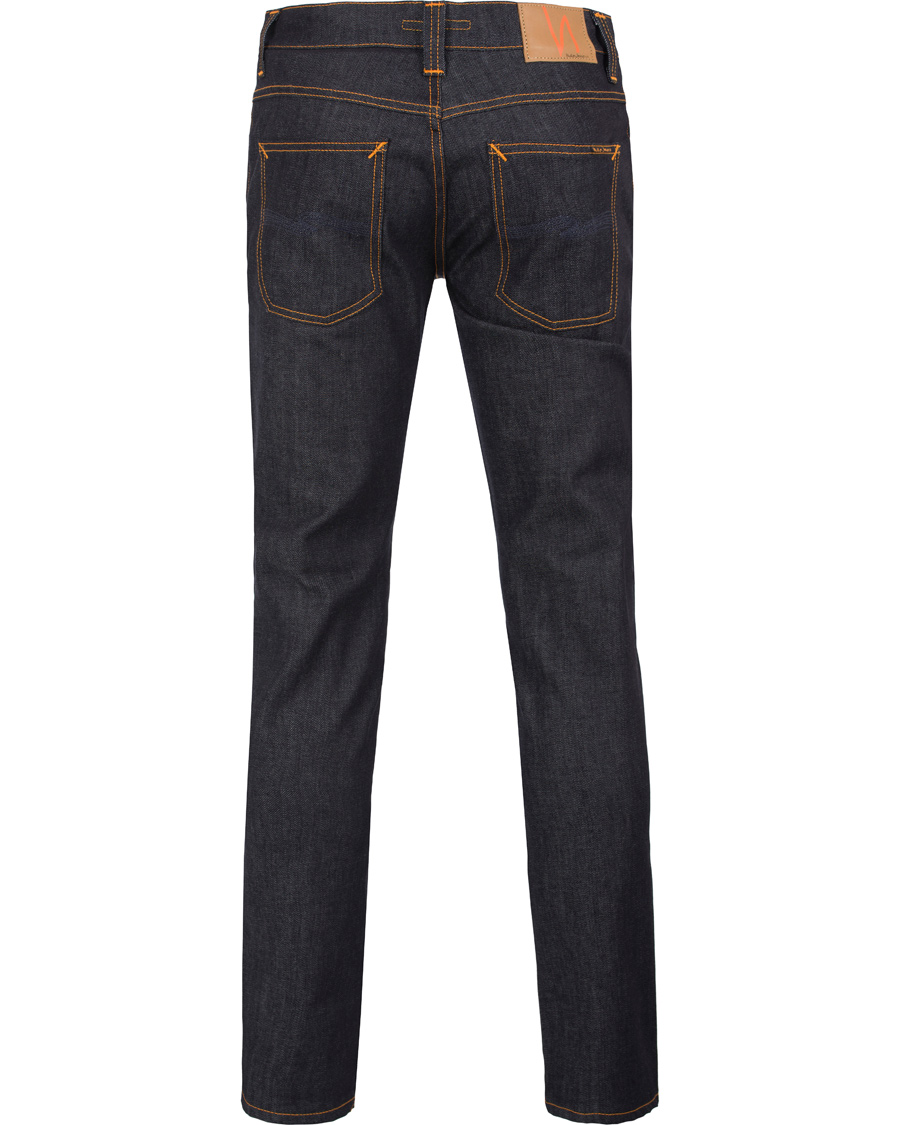 Herre | Jeans | Nudie Jeans | Grim Tim Organic Slim Fit Stretch Jeans Dry Navy