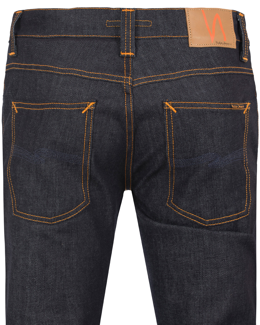 Herre | Jeans | Nudie Jeans | Grim Tim Organic Slim Fit Stretch Jeans Dry Navy