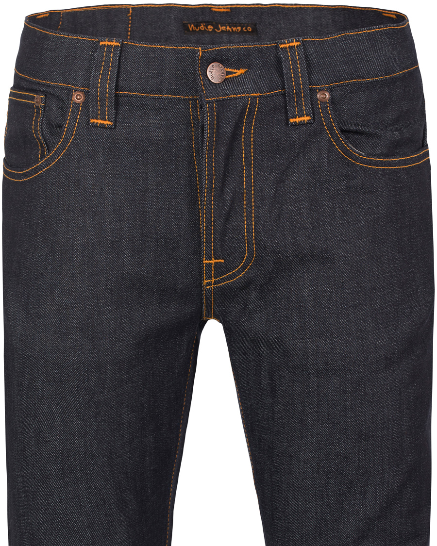 Herre | Jeans | Nudie Jeans | Grim Tim Organic Slim Fit Stretch Jeans Dry Navy