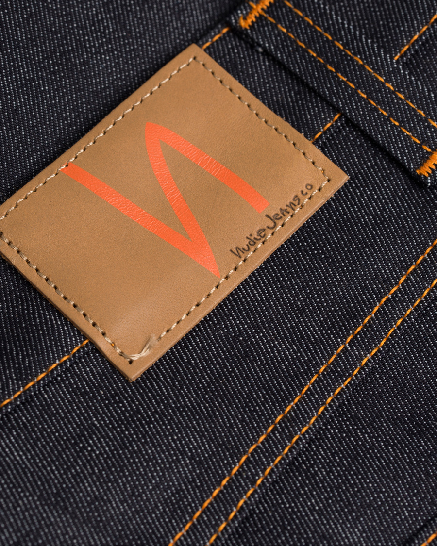 Herre | Jeans | Nudie Jeans | Grim Tim Organic Slim Fit Stretch Jeans Dry Navy