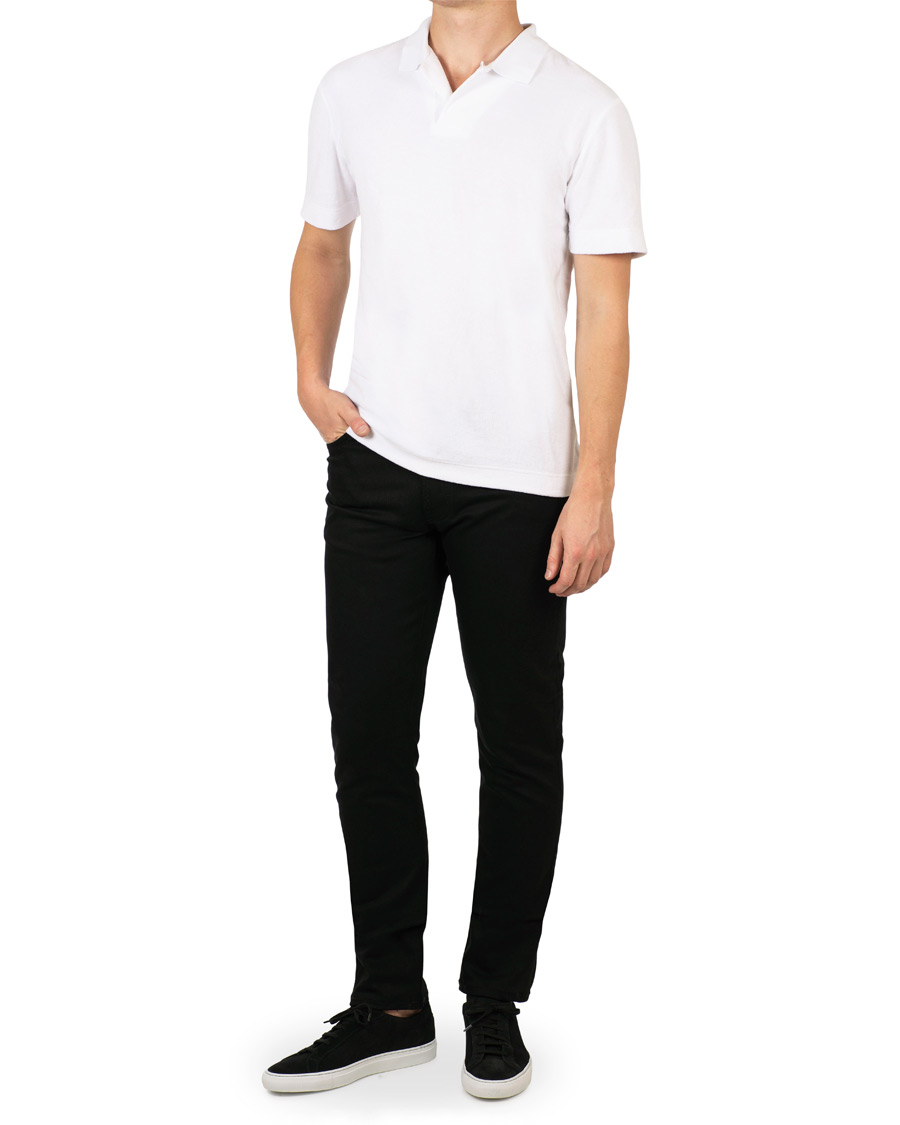 Herre | Jeans | Nudie Jeans | Lean Dean Organic Slim Fit Stretch Jeans Dry Cold Black