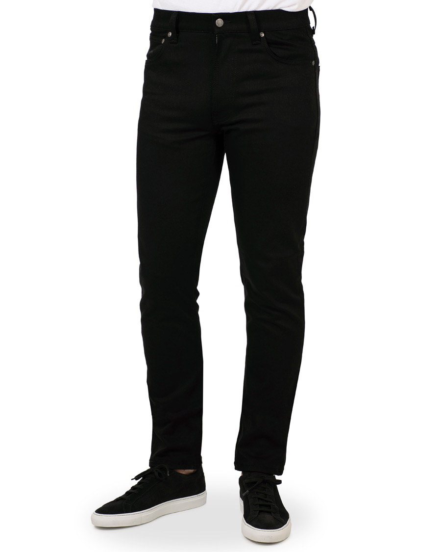 Herre | Jeans | Nudie Jeans | Lean Dean Organic Slim Fit Stretch Jeans Dry Cold Black