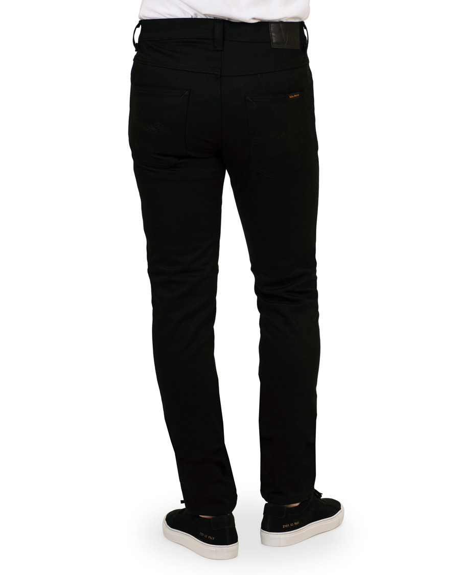 Herre | Jeans | Nudie Jeans | Lean Dean Organic Slim Fit Stretch Jeans Dry Cold Black