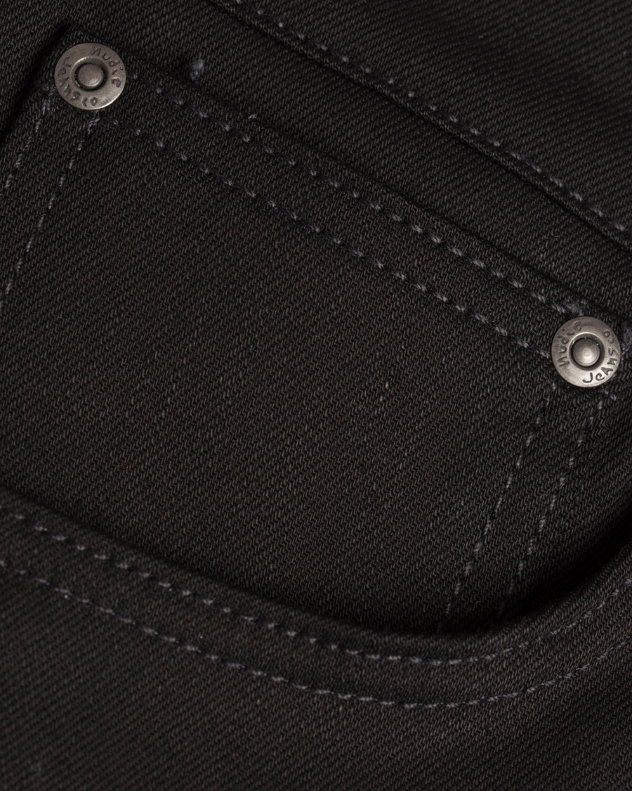 Herre | Jeans | Nudie Jeans | Lean Dean Organic Slim Fit Stretch Jeans Dry Cold Black