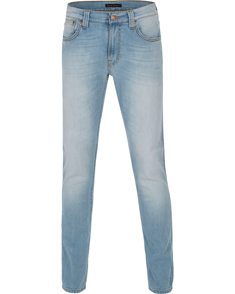 Herre | Jeans | Nudie Jeans | Lean Dean Organic Slim Fit Stretch Jeans Cirrus Sky