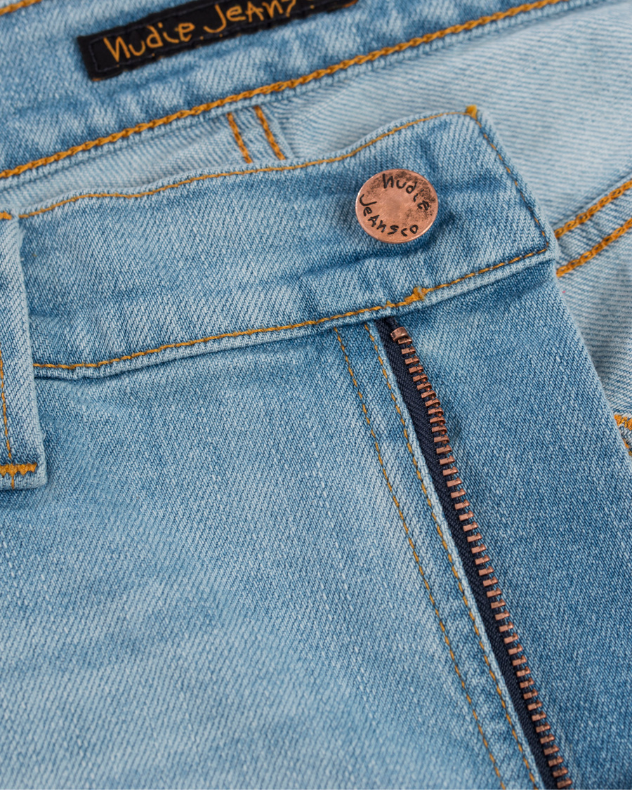 Herre | Jeans | Nudie Jeans | Lean Dean Organic Slim Fit Stretch Jeans Cirrus Sky