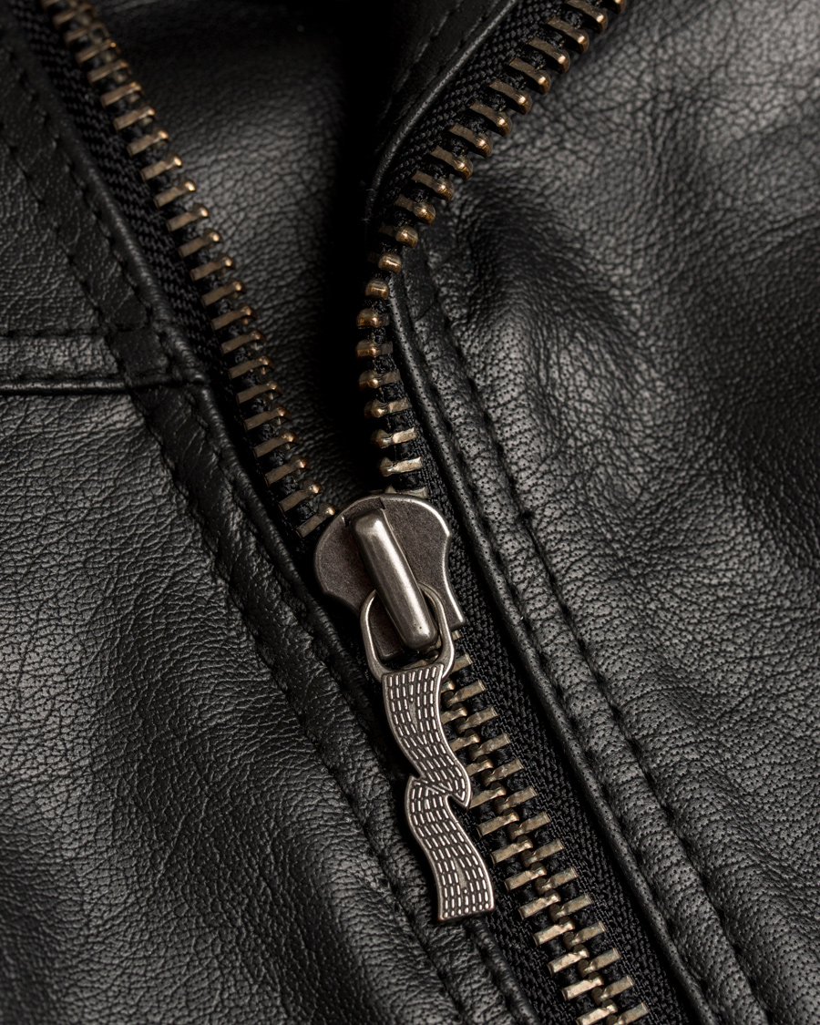 Herre | Jakker | Nudie Jeans | Ziggy Punk Leather Jacket Black