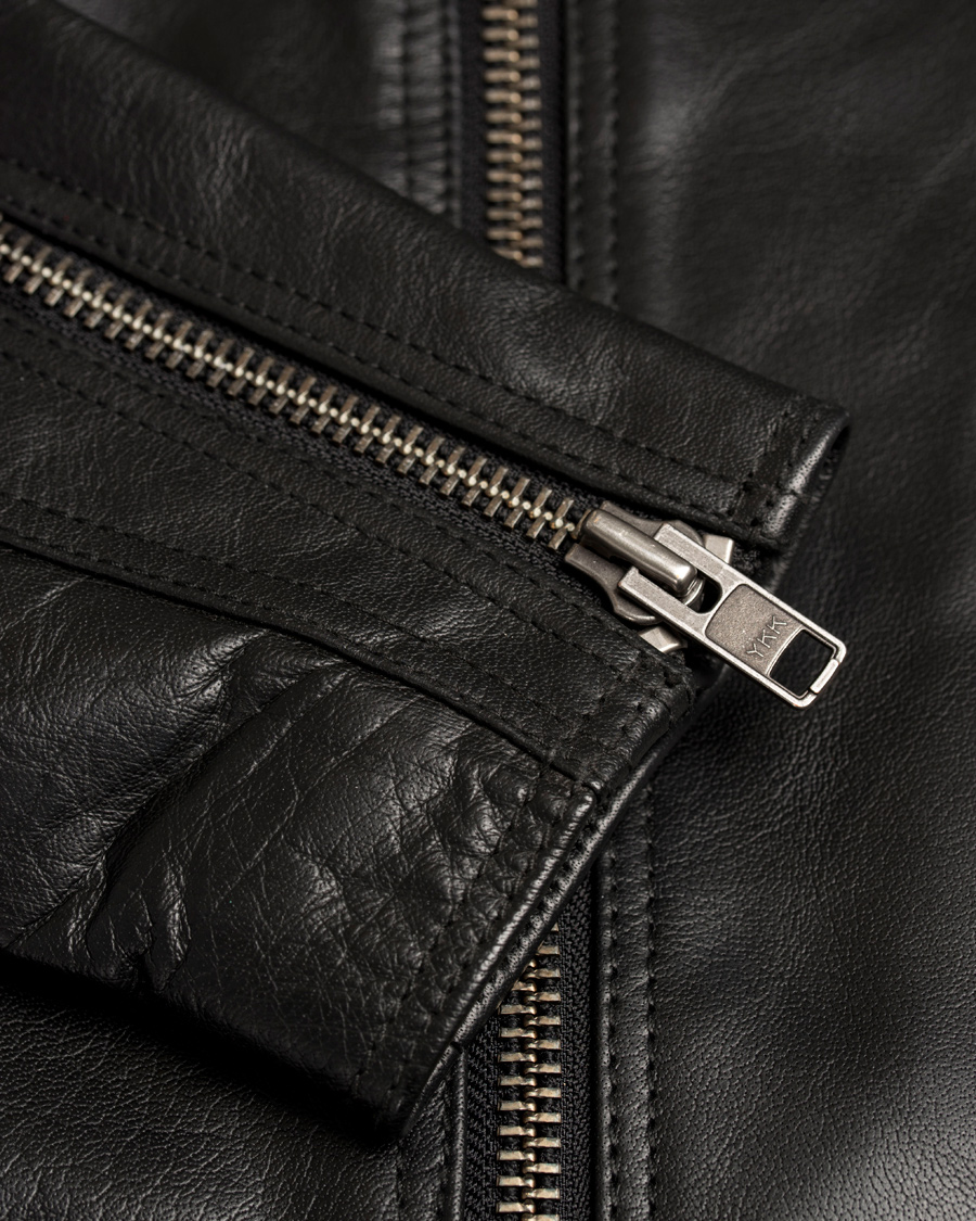 Herre | Jakker | Nudie Jeans | Ziggy Punk Leather Jacket Black