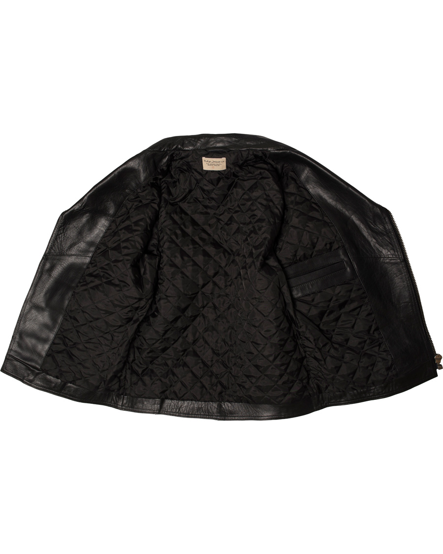 Herre | Jakker | Nudie Jeans | Ziggy Punk Leather Jacket Black