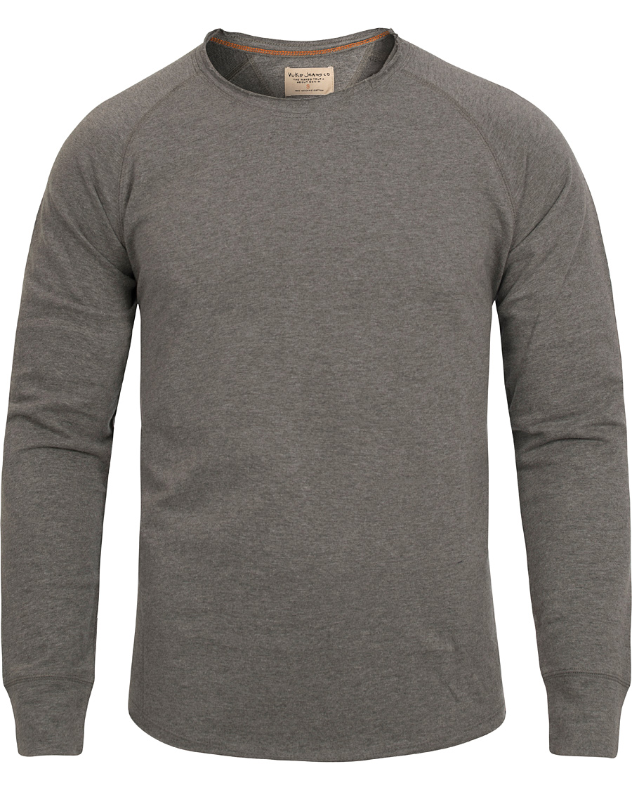 Herre | Gensere | Nudie Jeans | Melvin Light Sweater Grey Melange