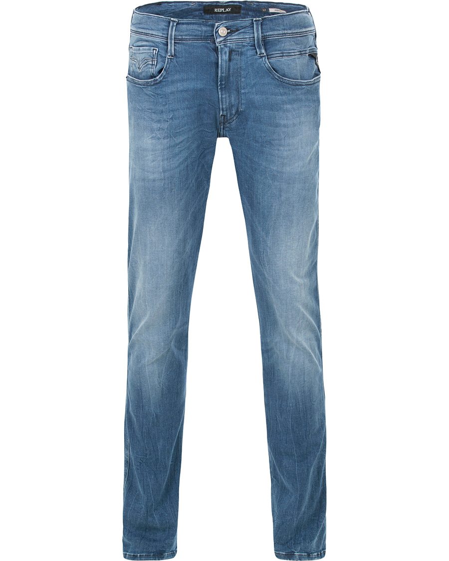 Herre | Jeans | Replay | M914 Anbass Hyperflex Jeans Light Blue