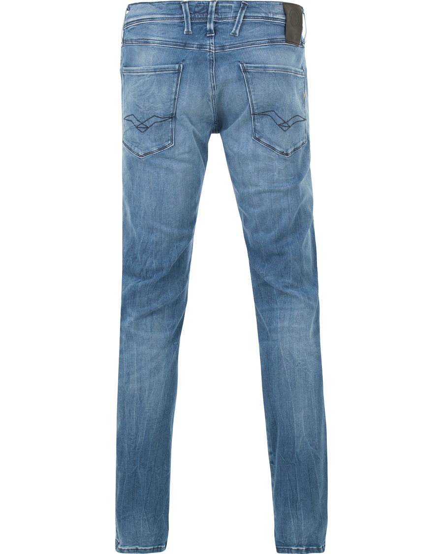 Herre | Jeans | Replay | M914 Anbass Hyperflex Jeans Light Blue