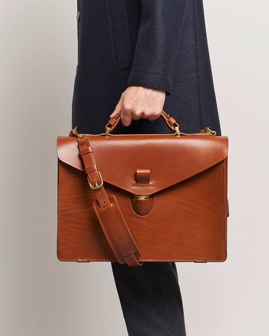 Herre | Vesker | Tärnsjö Garveri | TG1873 Briefcase Cognac