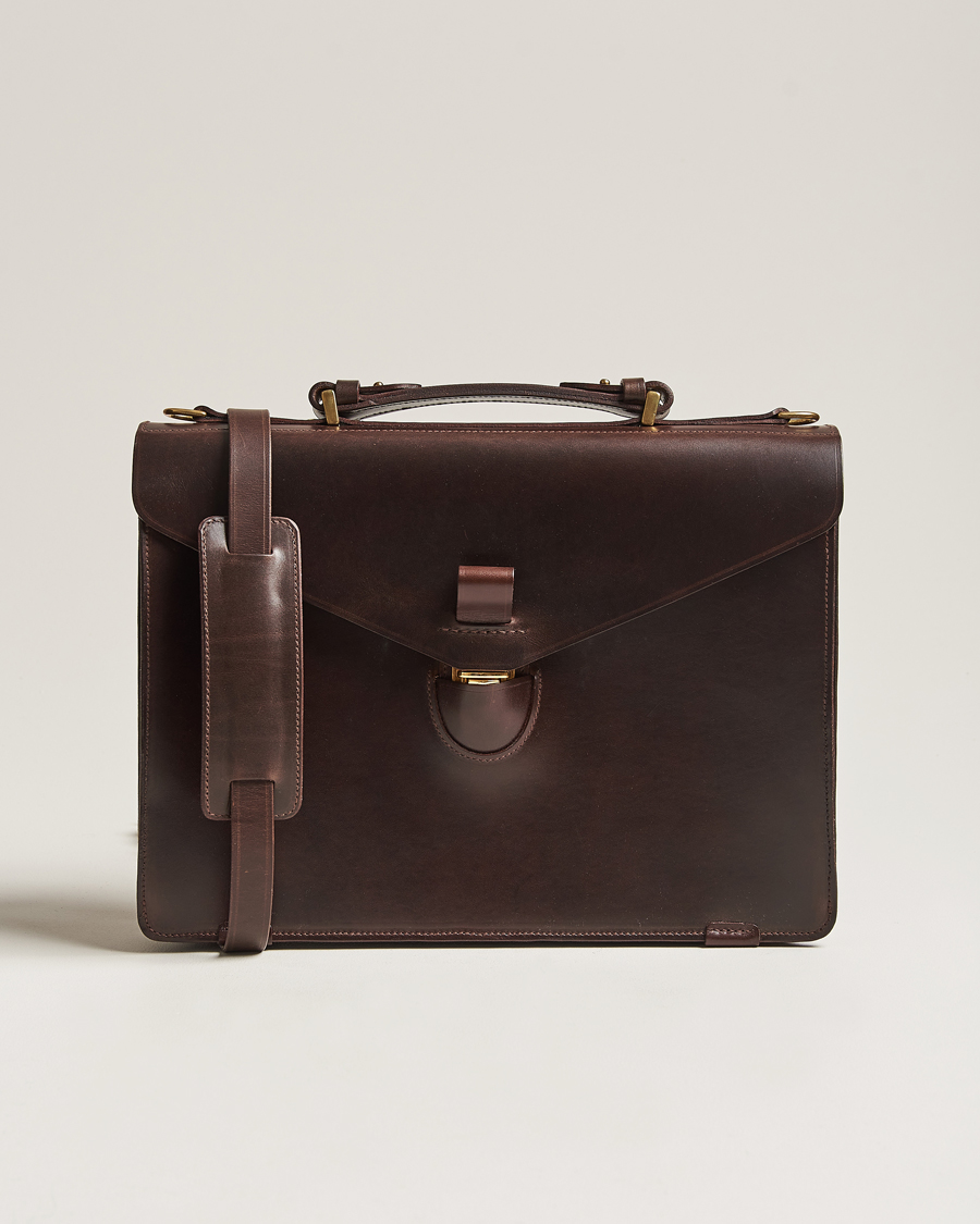 Herre | Vesker | Tärnsjö Garveri | TG1873 Briefcase Dark Brown
