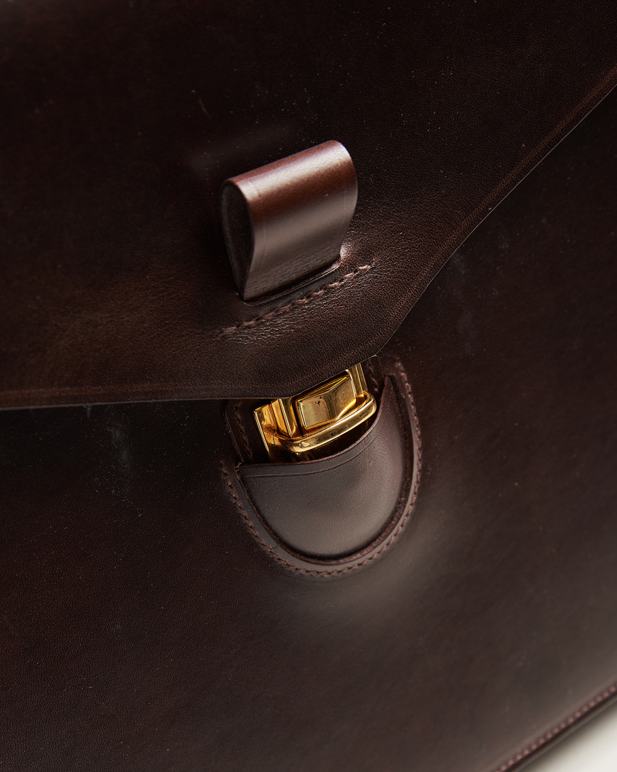 Herre | Vesker | Tärnsjö Garveri | TG1873 Briefcase Dark Brown
