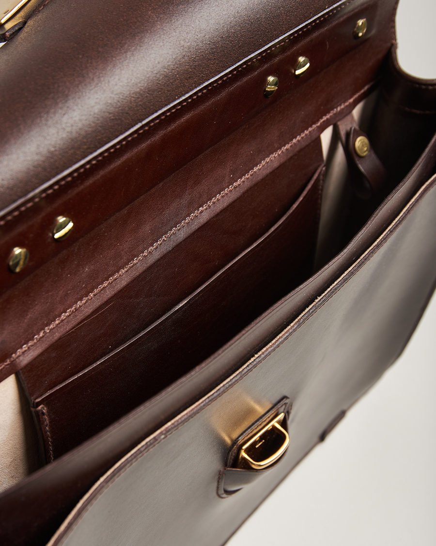 Herre | Vesker | Tärnsjö Garveri | TG1873 Briefcase Dark Brown