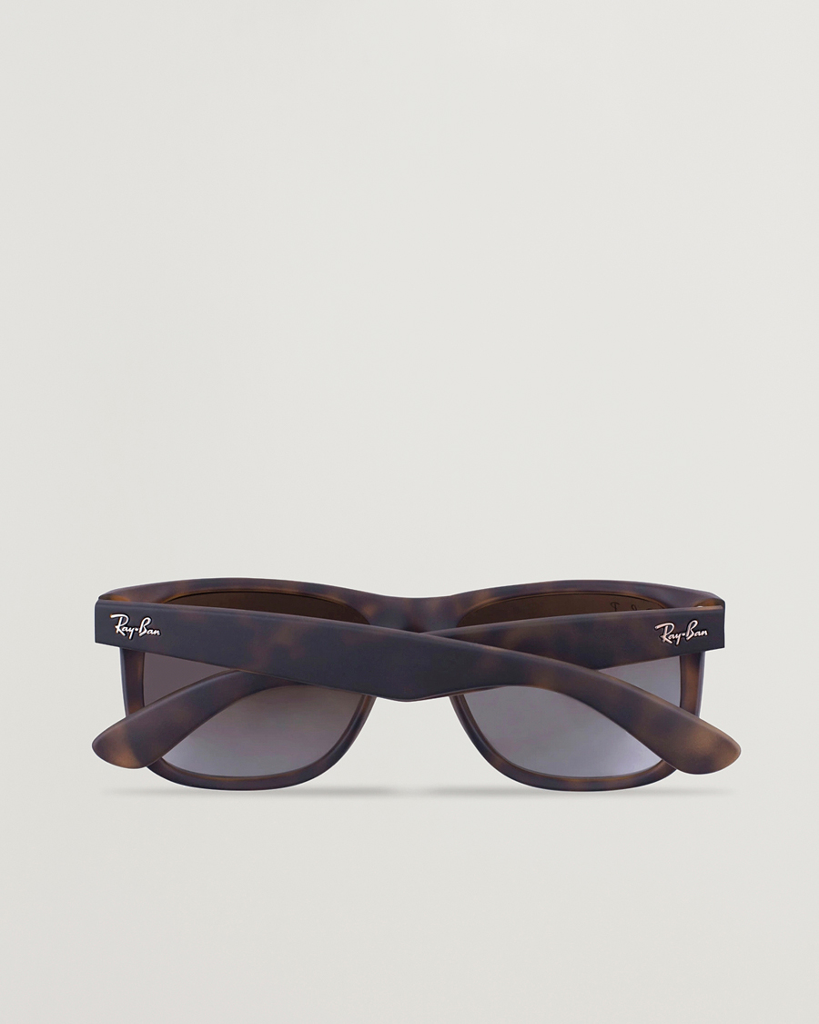 Herre | Solbriller | Ray-Ban | 0RB4165 Justin Polarized Wayfarer Sunglasses Havana/Brown