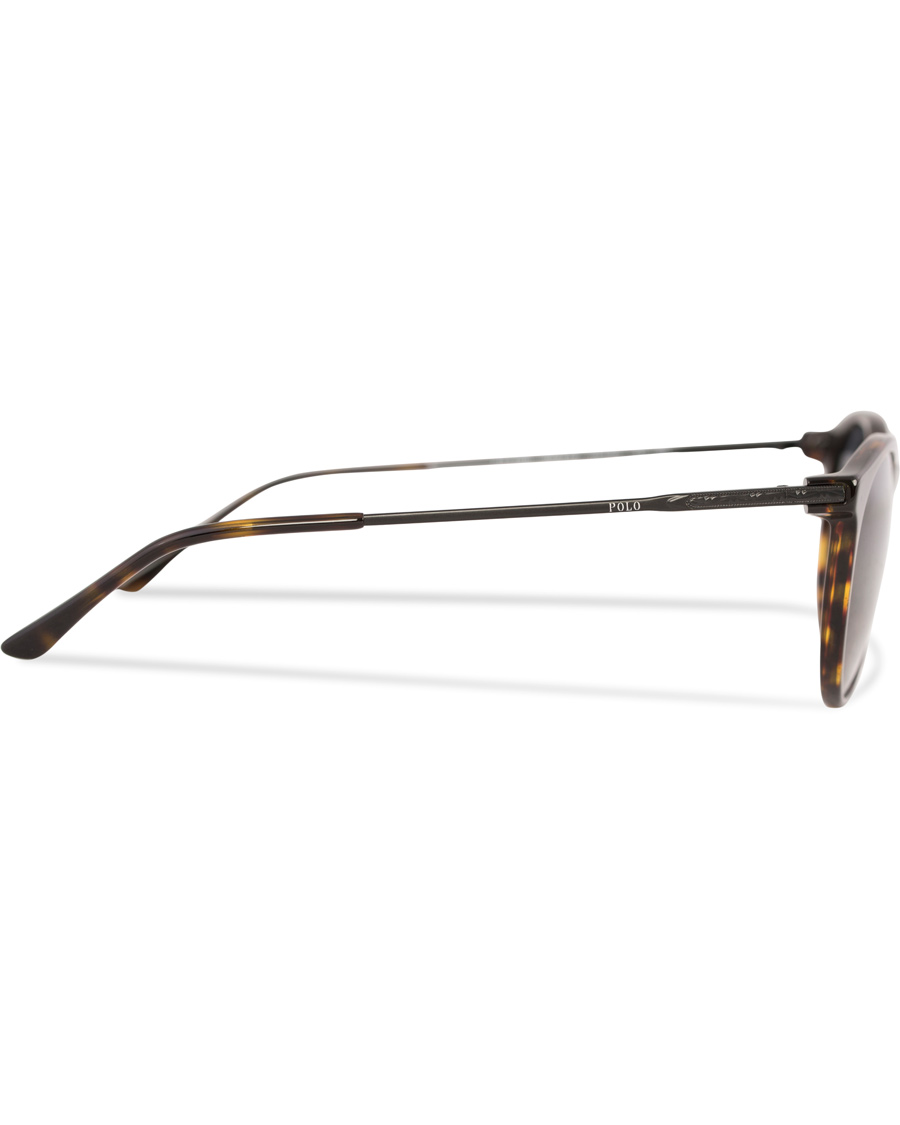 Herre | Polo Ralph Lauren 0PH4096 Round Sunglasses Havana/Grey | Polo Ralph Lauren | 0PH4096 Round Sunglasses Havana/Grey