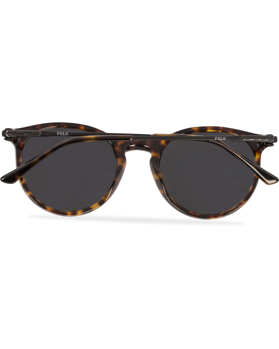 Herre | Polo Ralph Lauren 0PH4096 Round Sunglasses Havana/Grey | Polo Ralph Lauren | 0PH4096 Round Sunglasses Havana/Grey