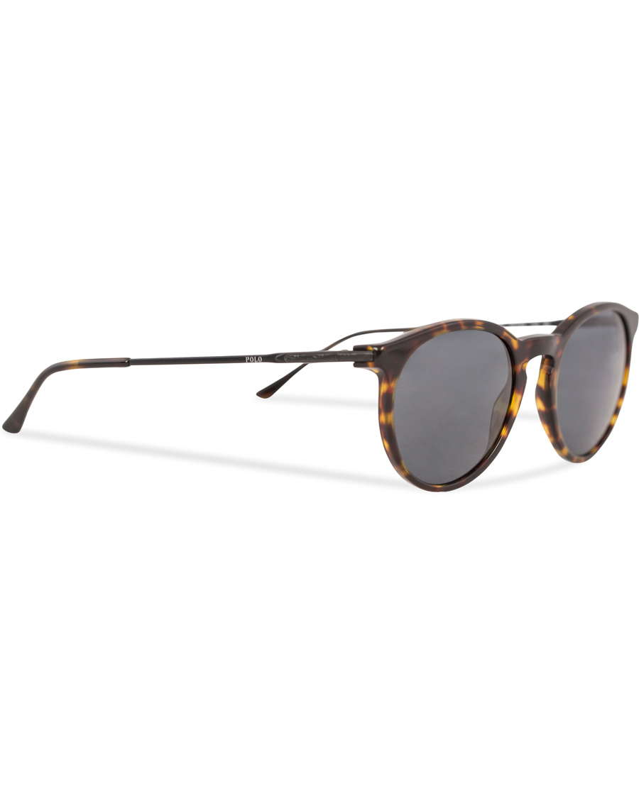 Herre | Polo Ralph Lauren 0PH4096 Round Sunglasses Havana/Grey | Polo Ralph Lauren | 0PH4096 Round Sunglasses Havana/Grey