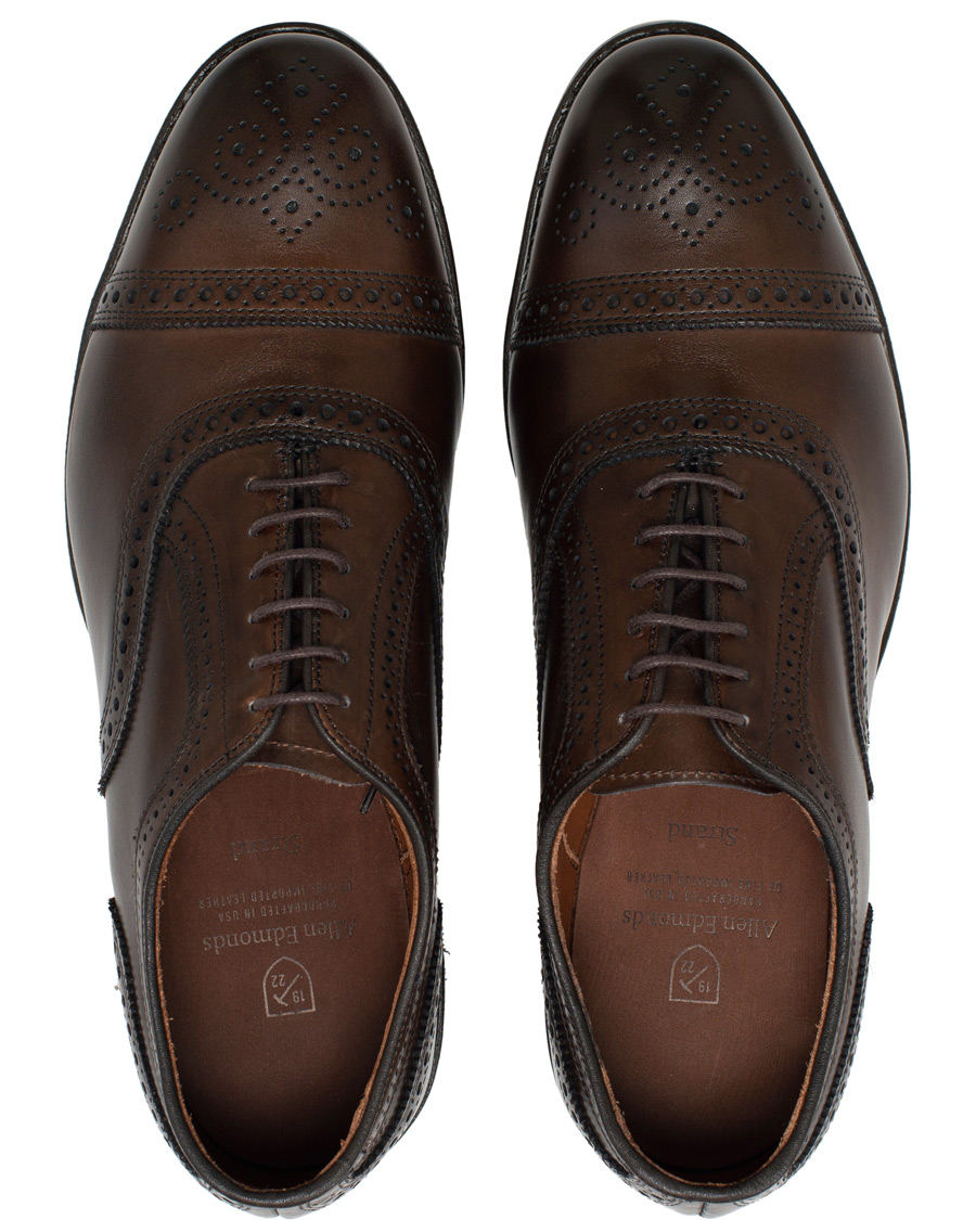 Herre | Allen Edmonds Strand Brogue Dark Brown Calf | Allen Edmonds | Strand Brogue Dark Brown Calf