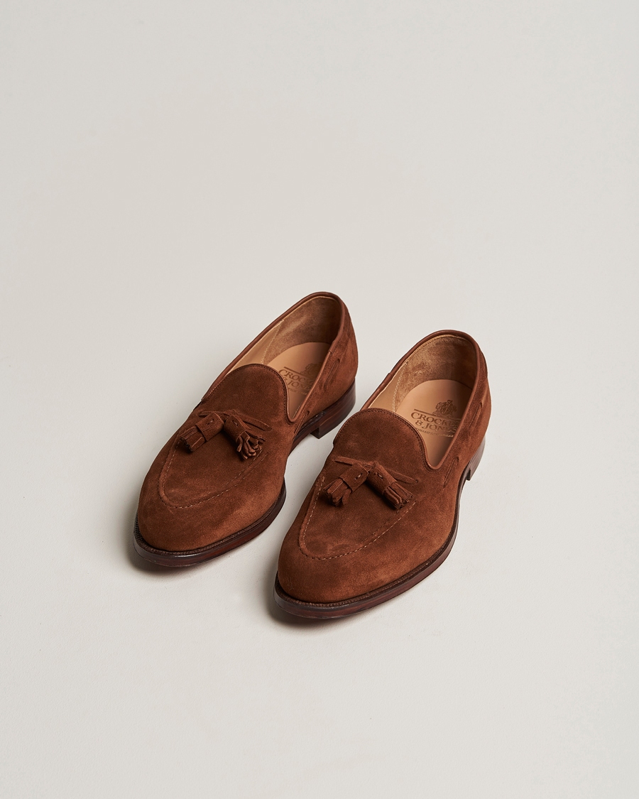 Herre | Crockett & Jones | Crockett & Jones | Cavendish Tassel Loafer Polo Suede