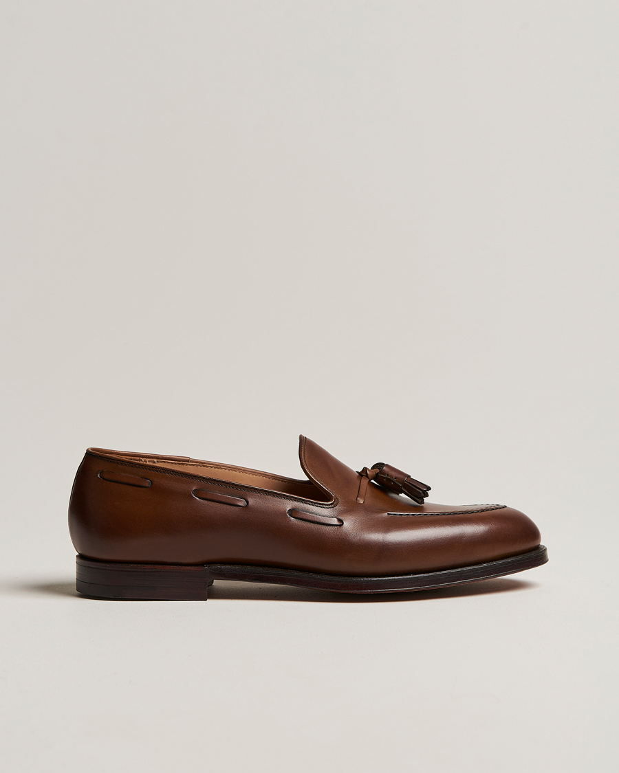 Herre | Loafers | Crockett & Jones | Cavendish Tassel Loafer Dark Brown Calf