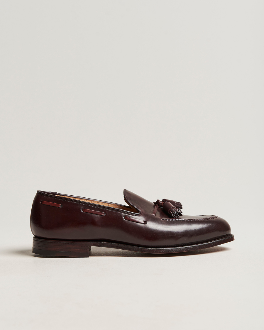 Herre | Crockett & Jones Cavendish Tassel Loafer Burgundy Cordovan | Crockett & Jones | Cavendish Tassel Loafer Burgundy Cordovan