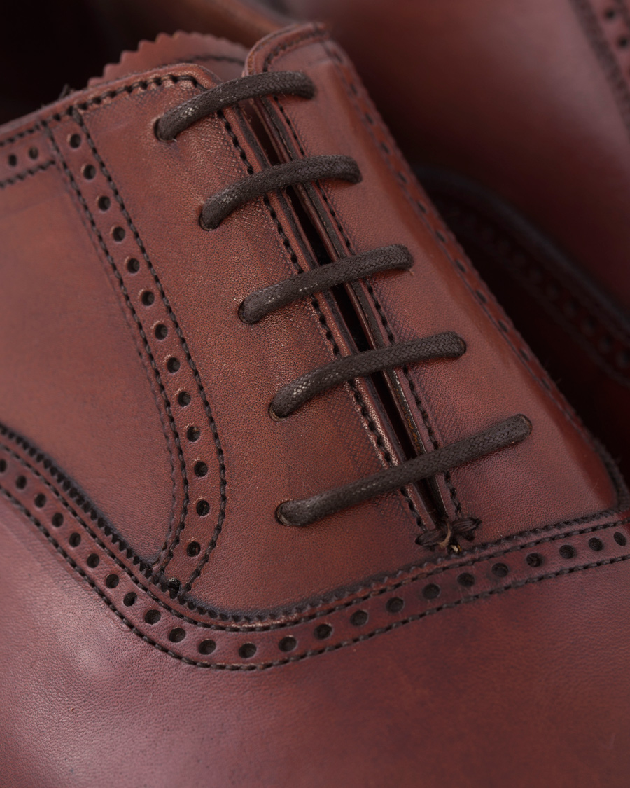 Herre | Crockett & Jones Handgrade Selborne Oxford Brogue Chestnut Calf | Crockett & Jones | Handgrade Selborne Oxford Brogue Chestnut Calf