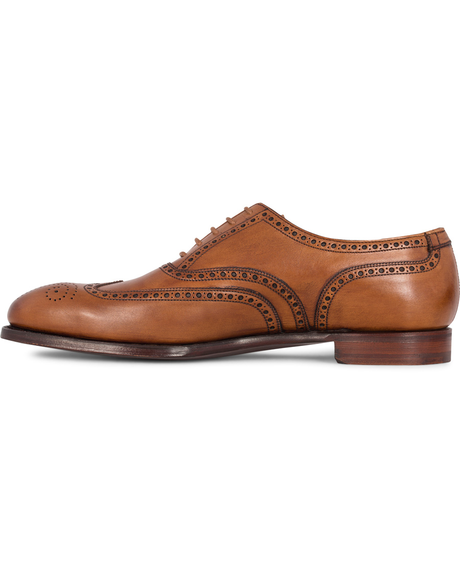 Herre | Crockett & Jones Handgrade Clifford Oxford Brogue Tan Calf | Crockett & Jones | Handgrade Clifford Oxford Brogue Tan Calf