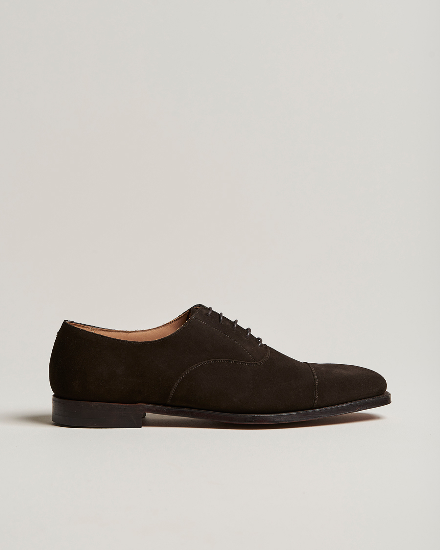 Herre | Crockett & Jones Hallam Oxford Espresso Suede | Crockett & Jones | Hallam Oxford Espresso Suede
