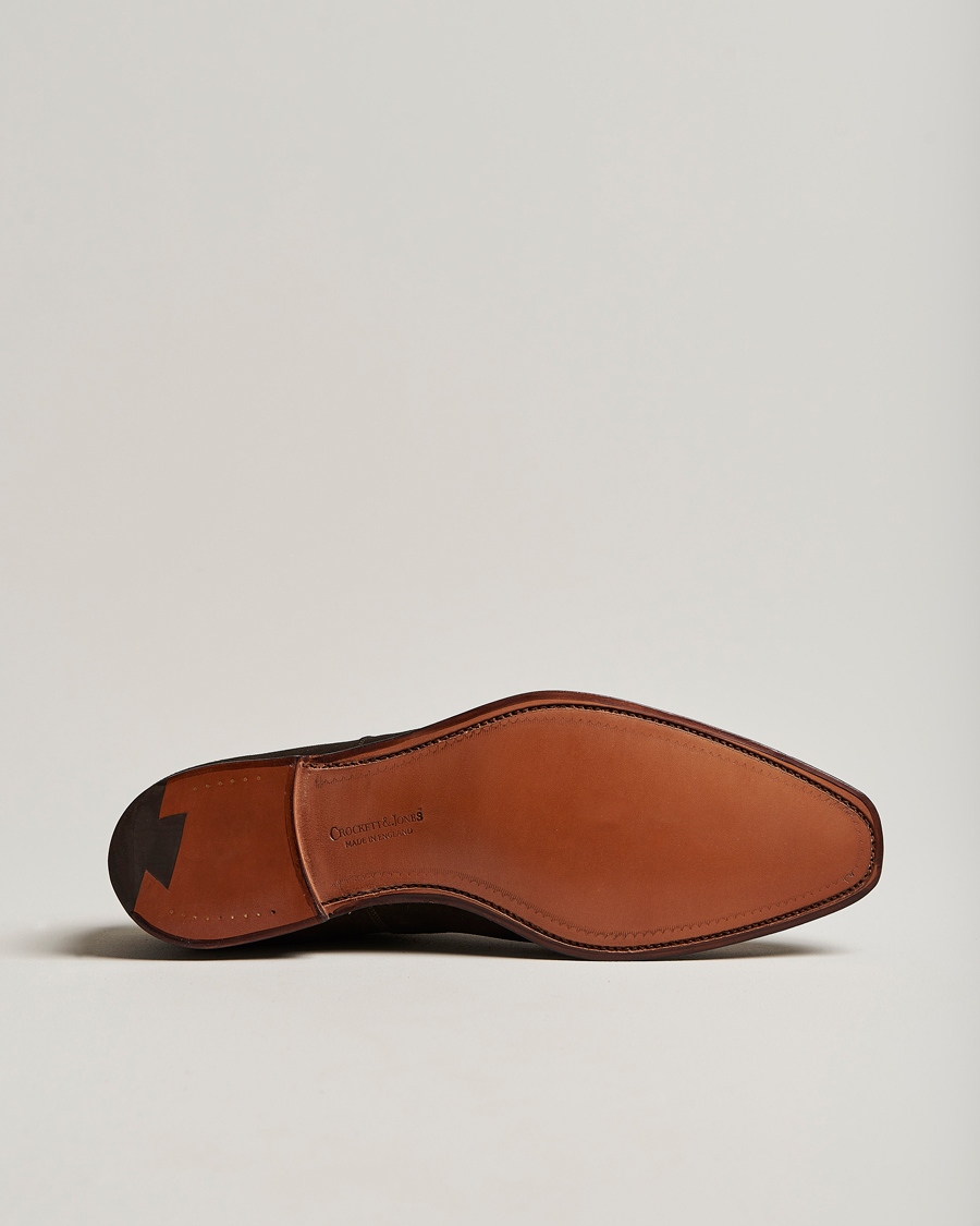 Herre | Crockett & Jones Hallam Oxford Espresso Suede | Crockett & Jones | Hallam Oxford Espresso Suede