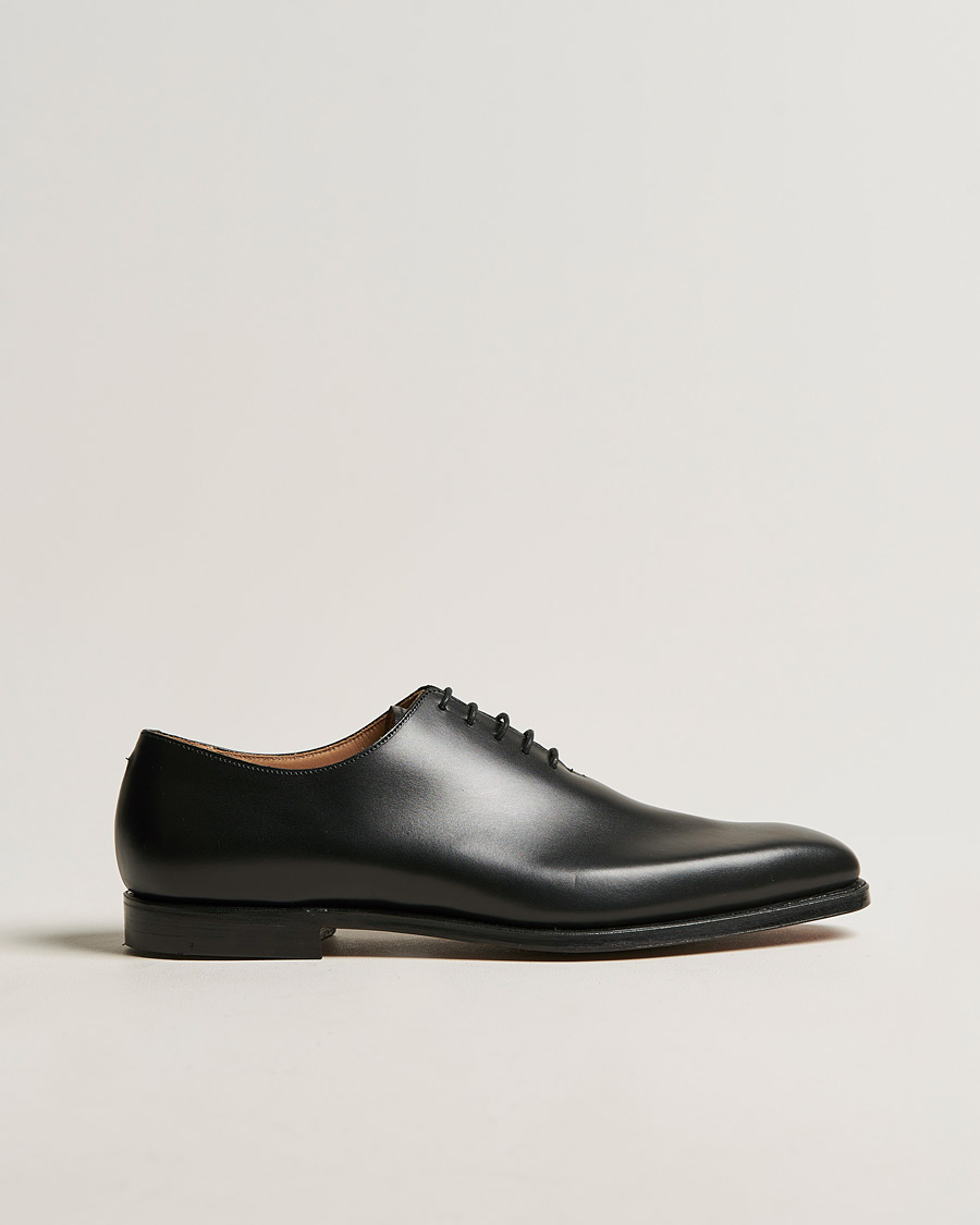 Herre | Oxfords | Crockett & Jones | Alex Wholecut Oxford Black Calf