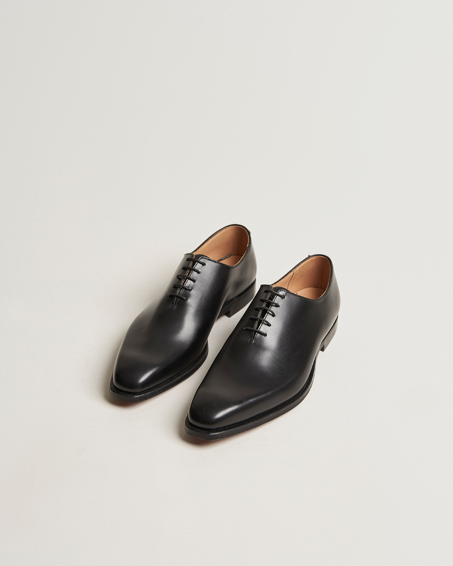 Herre | Crockett & Jones | Crockett & Jones | Alex Wholecut Oxford Black Calf